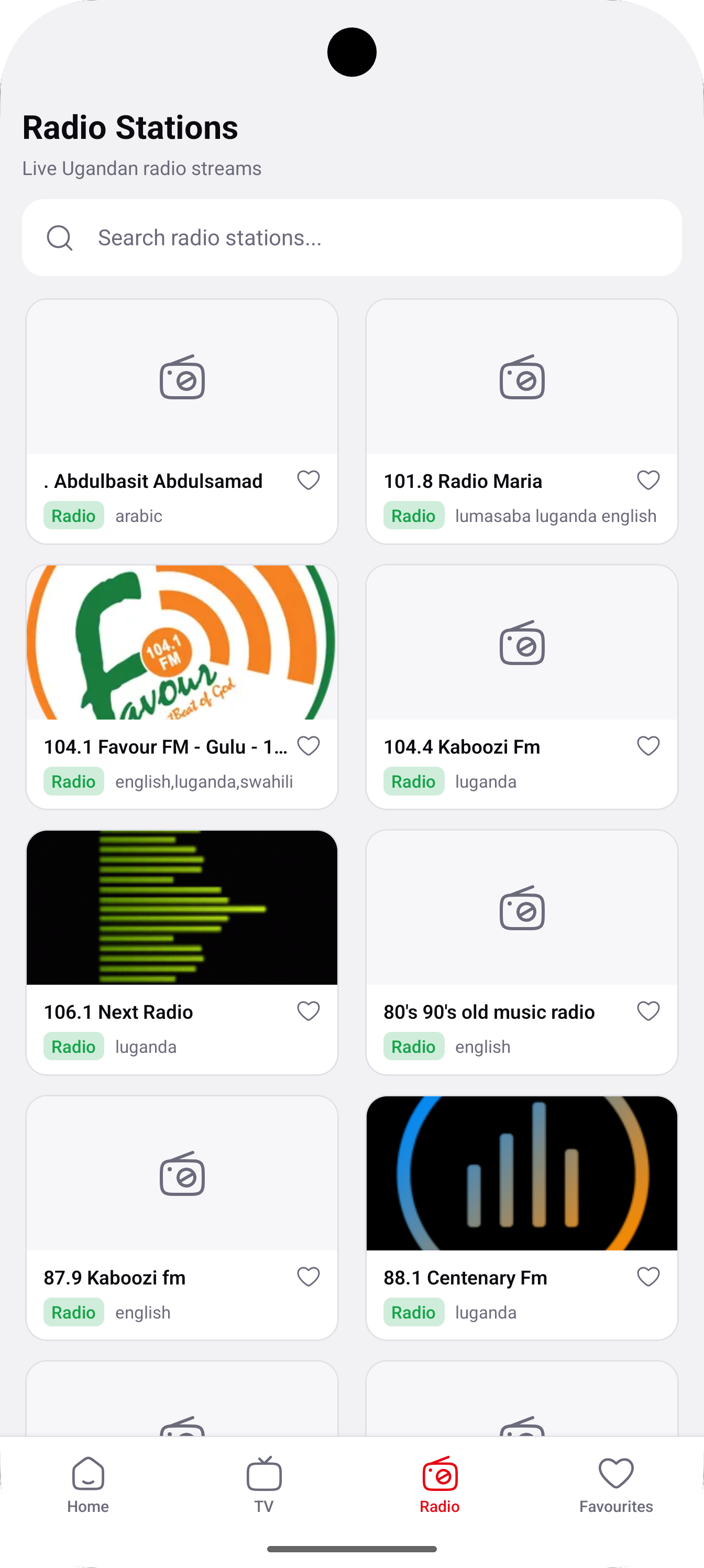 Radio station list in Laba