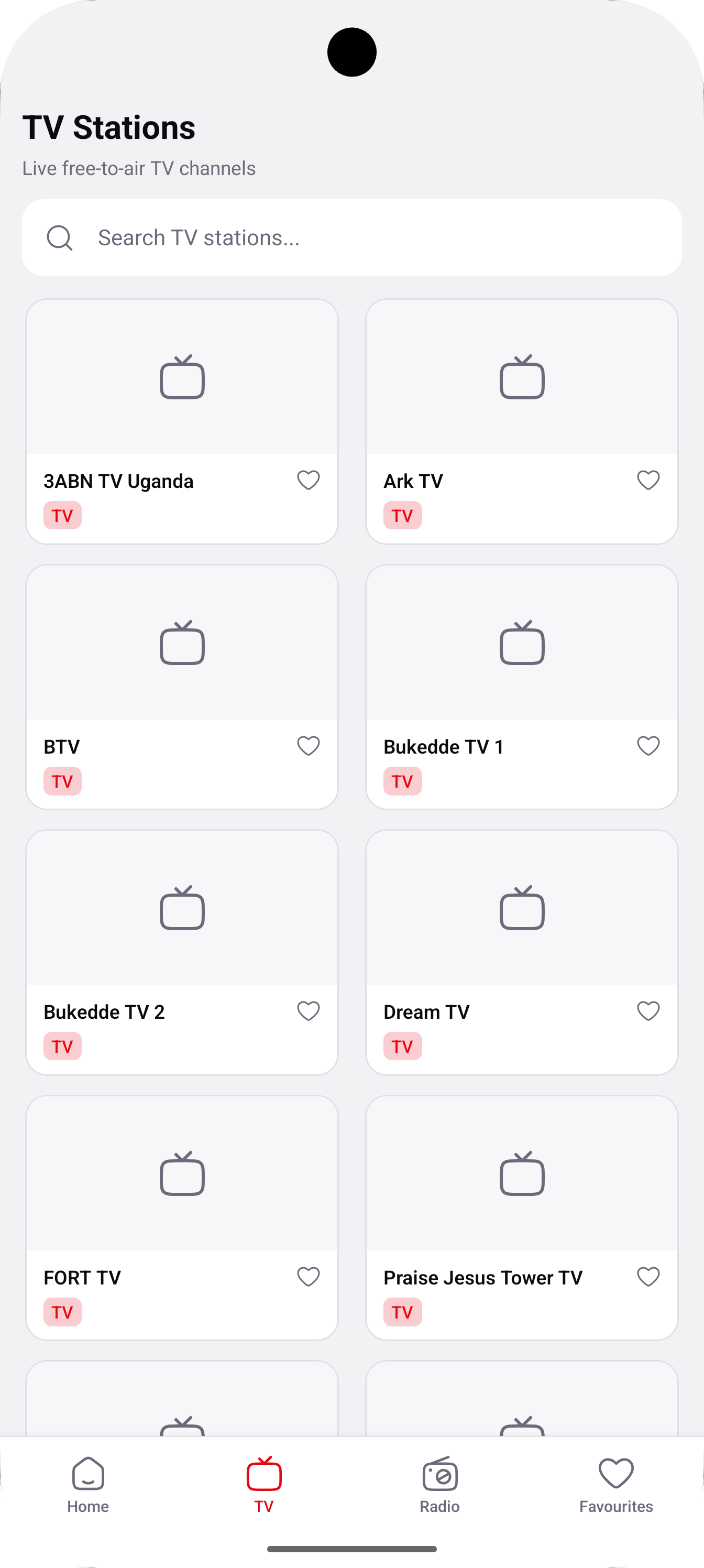 TV station list in Laba